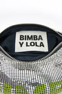Bolso cilíndrico malla plata Bolso cilíndrico malla plata