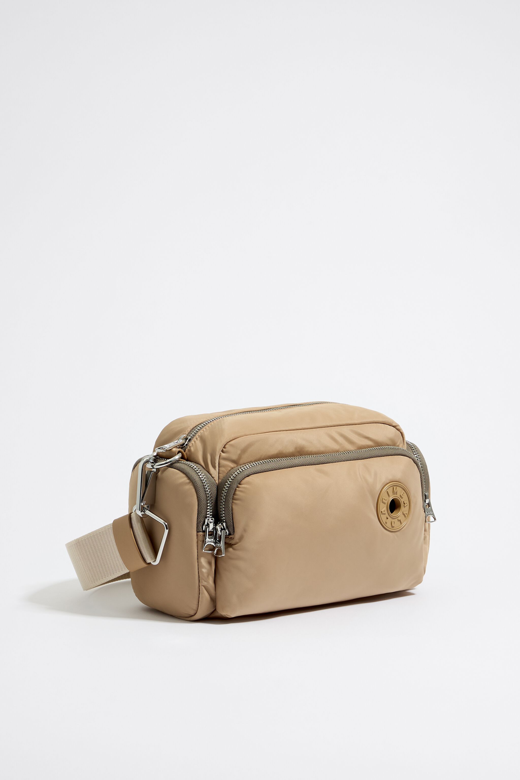 Bolso camel piel sale bimba y lola