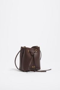 Bolsa Chihuahua bucket mini piel chocolate