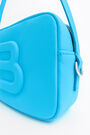 Bolso bandolera S piel azul neón Bolso bandolera S piel azul neón