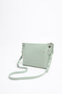 Bolso bandolera trapecio M piel verde pastel Bolso bandolera trapecio M piel verde pastel