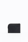 S black nylon curved coin purse S black nylon curved coin purse
