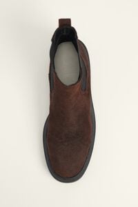 Chocolate oiled leather ankle boot