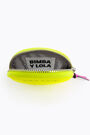 Neon yellow croc oval coin purse Neon yellow croc oval coin purse