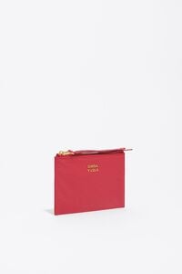 Monedero nylon rojo