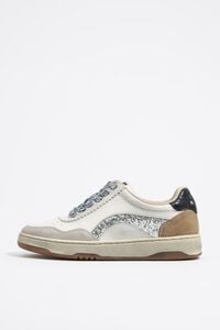White leather 13 57 cupsole sneaker