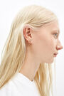 Mini hoop earrings with the letter R Mini hoop earrings with the letter R