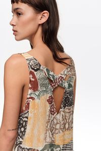 Vestido fluido irregular rasgado Lace marfil