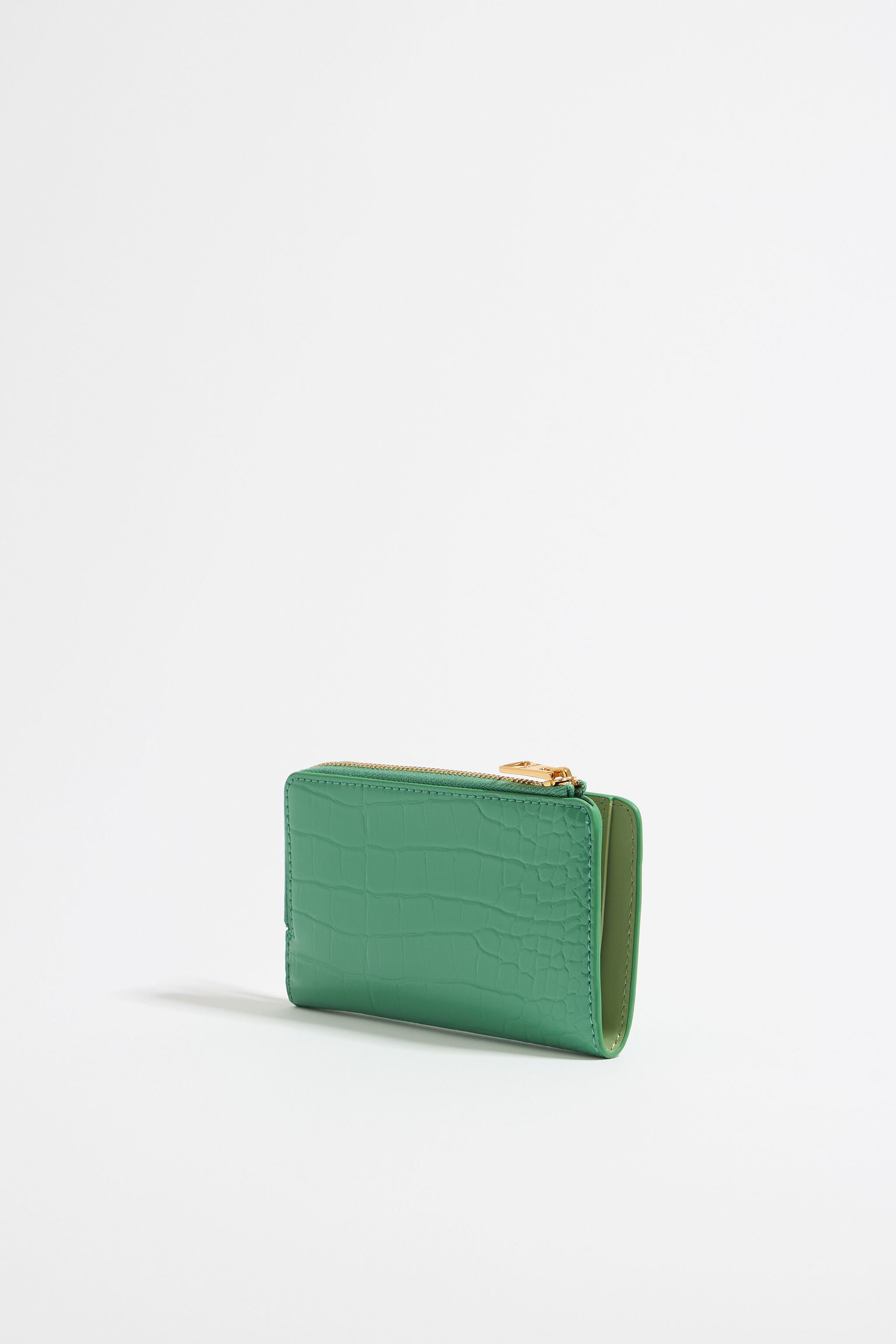 Green croc purse store
