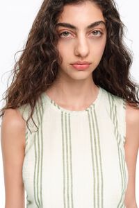 Vestido midi sisas verde