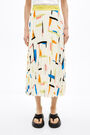 Pleated Wallpaper print skirt Pleated Wallpaper print skirt