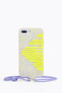 Lime confetti iPhone Plus case Lime confetti iPhone Plus case