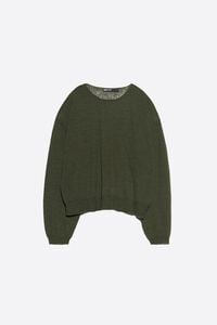 Khaki wool sweater