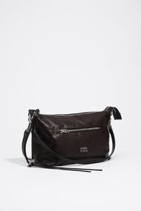 Medium dark brown leather Madrid bag
