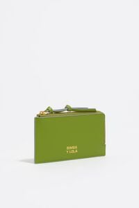 Cartera piel kiwi