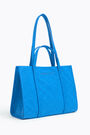 L blue nylon shopper bag L blue nylon shopper bag