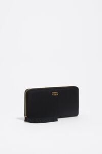Cartera horizontal grande nylon negra Cartera horizontal grande nylon negra