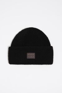 Gorro tejido negro