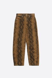 BARREL - Pantal&oacute;n denim 5 bolsillos snake ocre