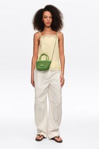 Top tirantes encaje amarillo claro