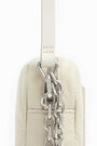Bolso bandolera S nylon acolchado marfil Bolso bandolera S nylon acolchado marfil