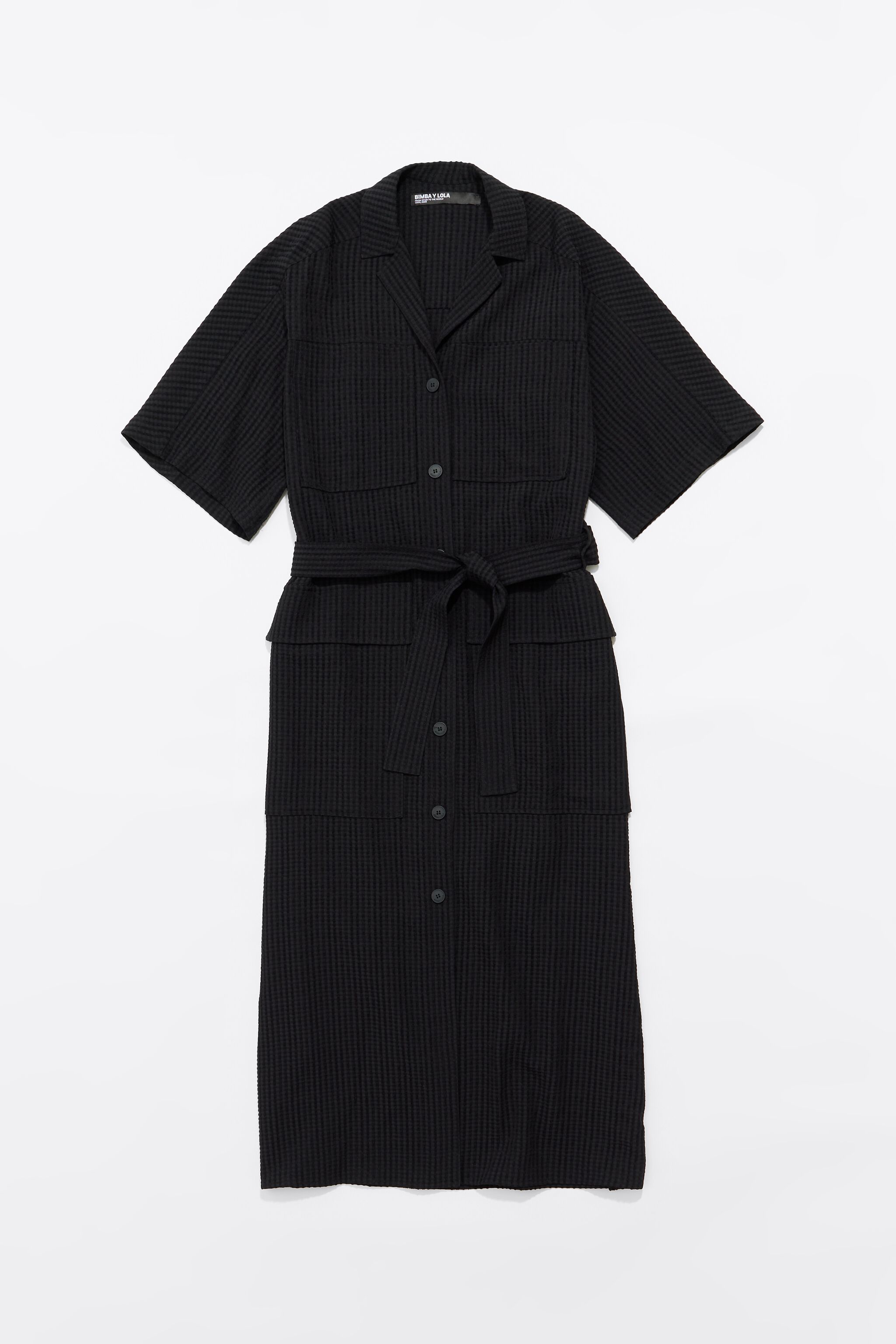 H&m black shirt dress store
