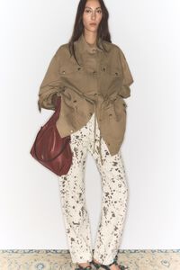 STRAIGHT CROPPED - Pantalón Lynx marfil