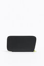 Black leather asymmetrical wallet Black leather asymmetrical wallet