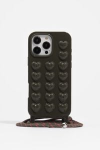 Funda silic&oacute;n iPhone 16 PRO brillo verde oscuro
