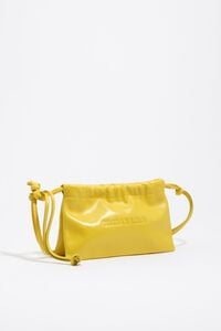 Bolsa sobre mini piel amarilla