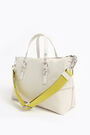 L ivory nylon shopper bag L ivory nylon shopper bag
