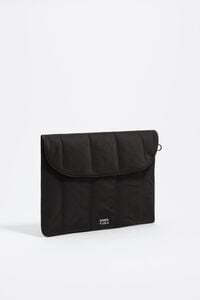 Funda laptop 13,5" nylon carbón