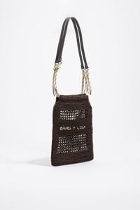 Bolsa de hombro peque&ntilde;o papel chocolate