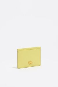 Tarjetero piel amarillo ácido Tarjetero piel amarillo ácido