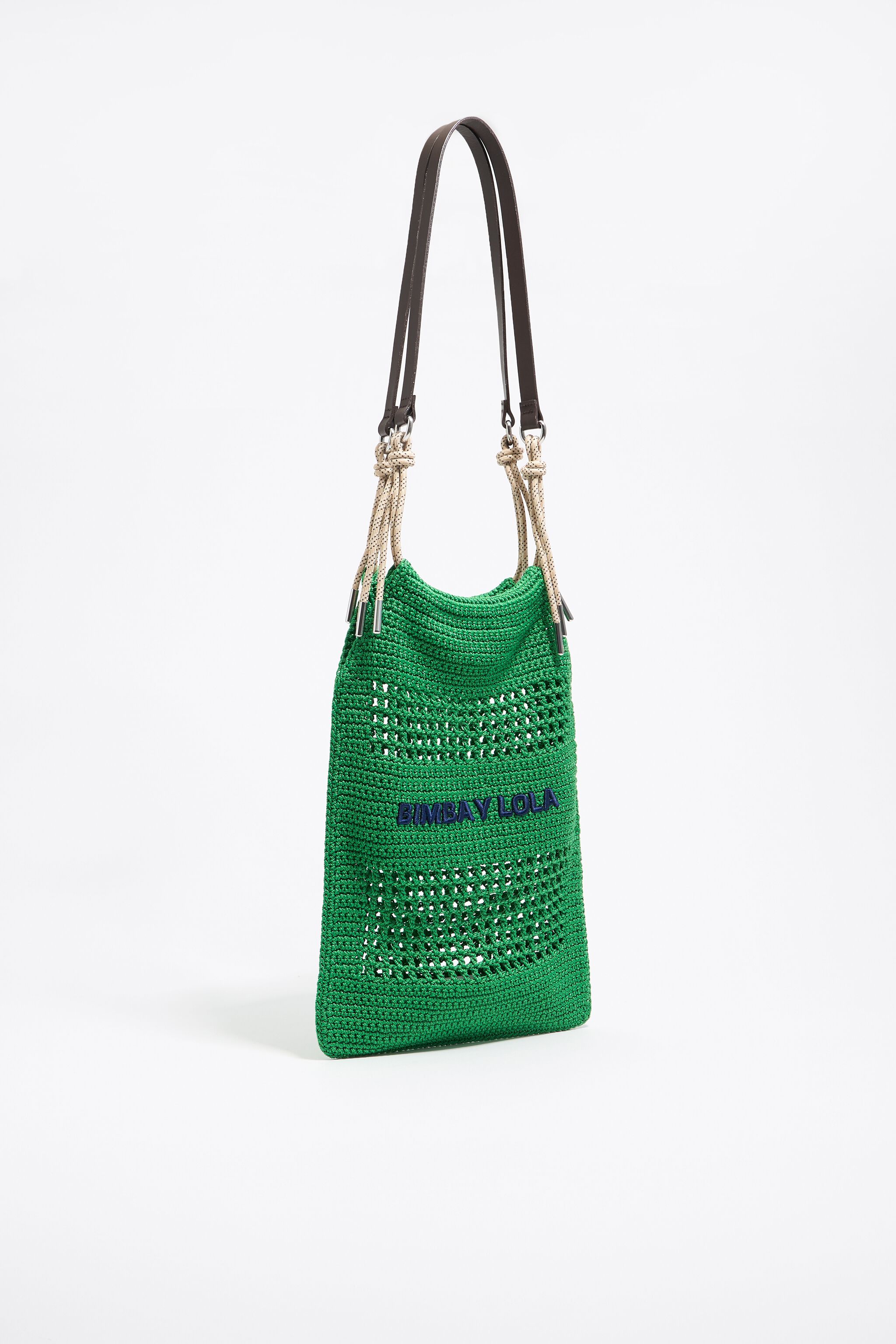 ★PISCESS★Ribbon Knit Tote Bag★Green, Coral★大人気★ mrs-alice-tote-bag-green-ikat-