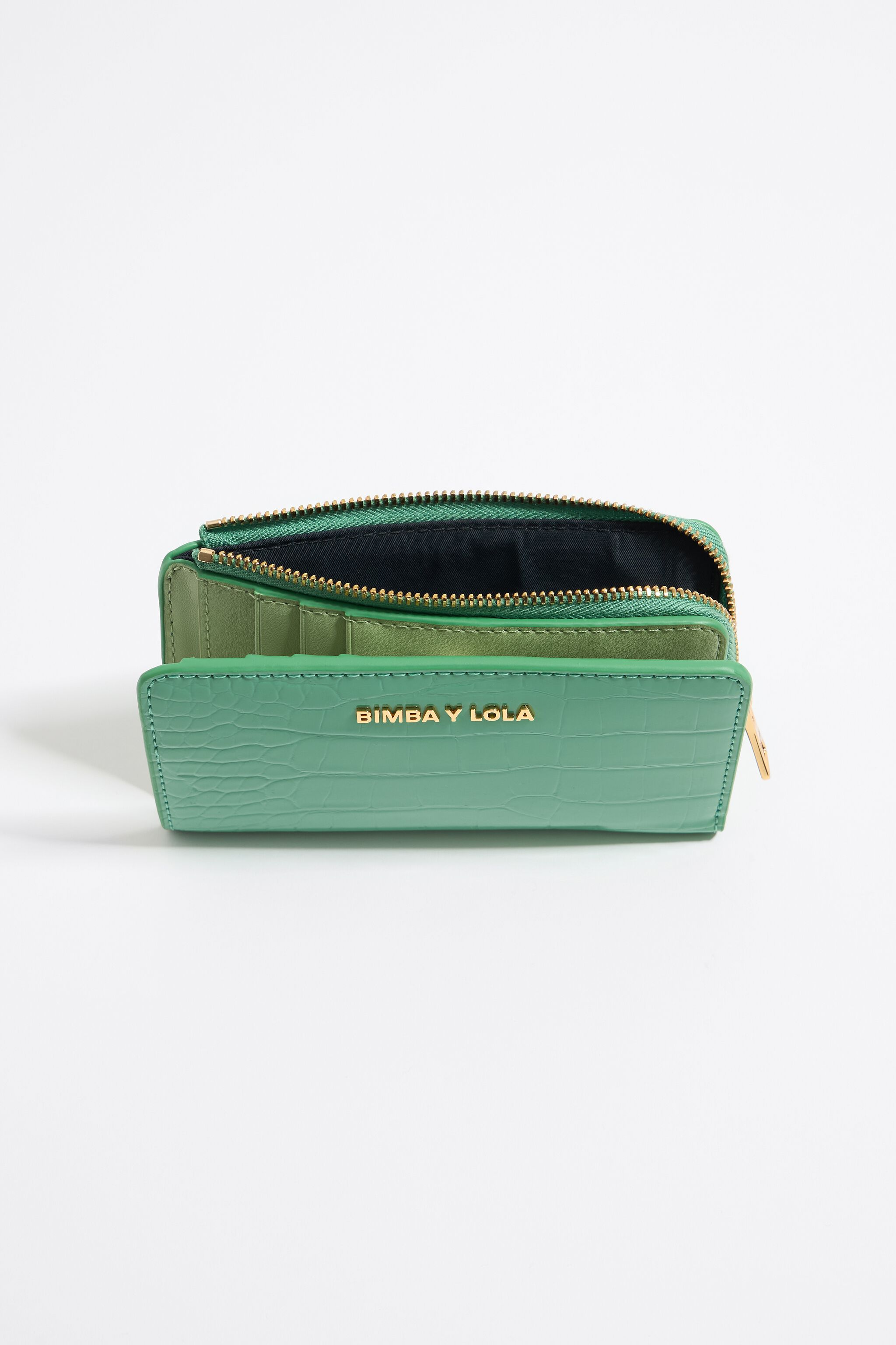 Green croc purse store