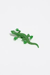 Green lizard charm with crystals Green lizard charm with crystals