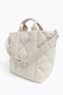 Bolso shopper acolchado L piedra Bolso shopper acolchado L piedra