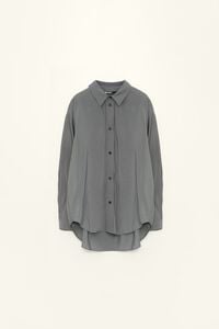 Anthracite straight-cut shirt