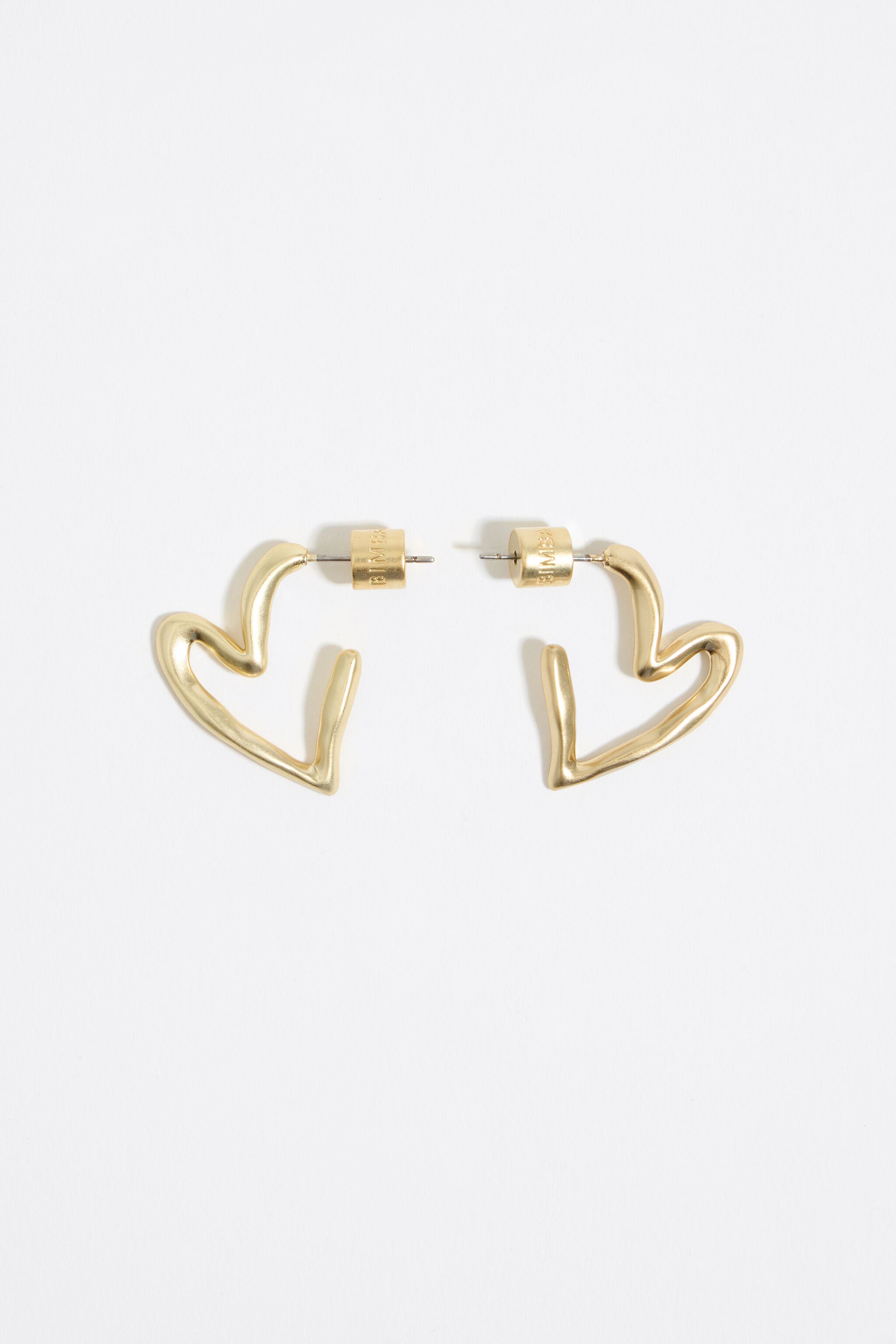 Mini heart deals hoop earrings