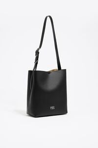 Bolsa Carlino mediana piel negra Bolsa Carlino mediana piel negra
