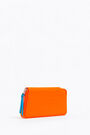 Neon orange croc book wallet Neon orange croc book wallet