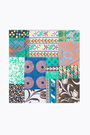 Retro green patchwork scarf Retro green patchwork scarf