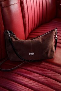 Bolsa Madrid mediana piel caf&eacute;