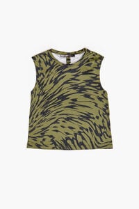 Camiseta algod&oacute;n Butterfly Wing bicolor caqui