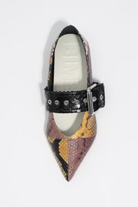 Zapatilla patchwork serpiente Zapatilla patchwork serpiente