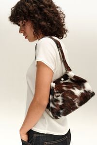 Bolsa Snaps mediana pelo caf&eacute;