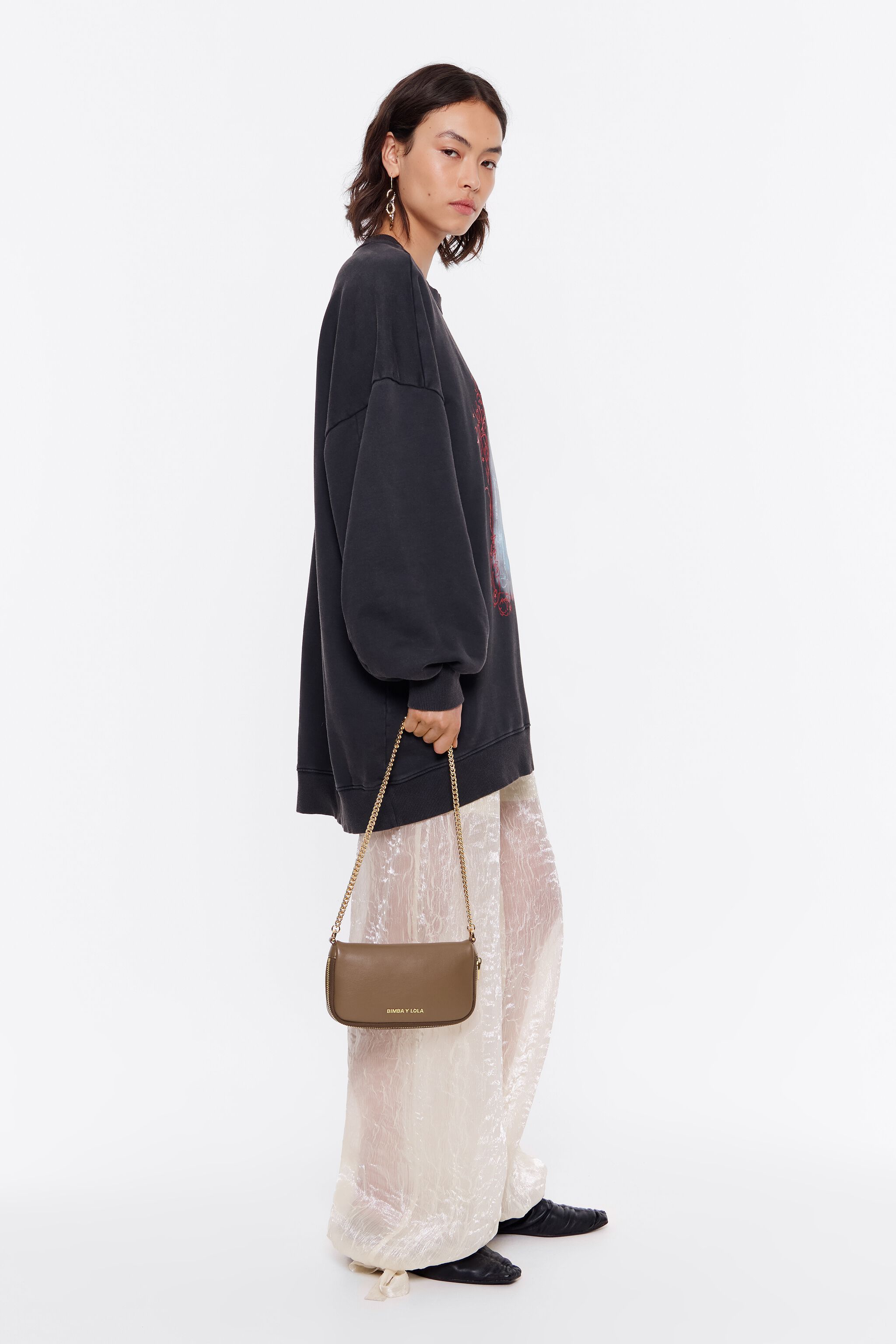 Taupe crossbody outlet