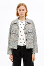 Chaqueta boxy marfil Chaqueta boxy marfil