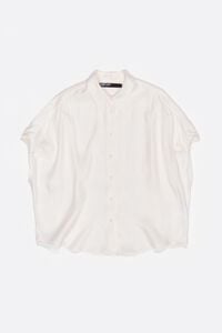 Camisa capa fluida marfil